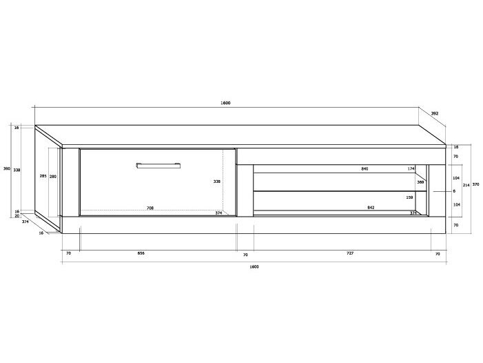 TV staliukas VIKI NEW 3