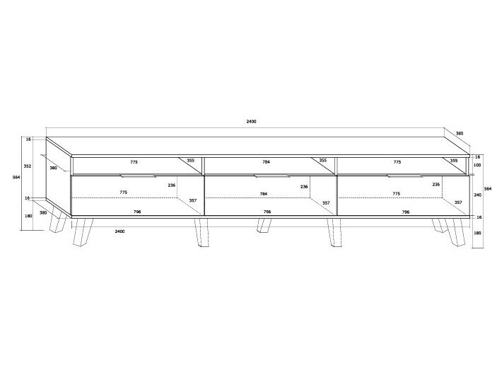 TV staliukas SVN-12 5 TV staliukas SVN-12 5