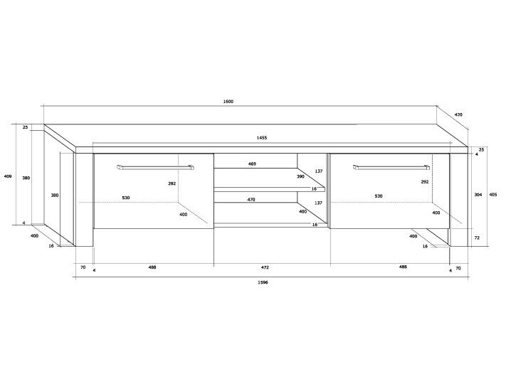 TV staliukas HELIX NEW 1