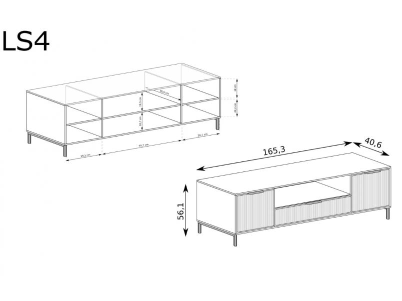 TV Staliukas LINKASTYLE LS4 3