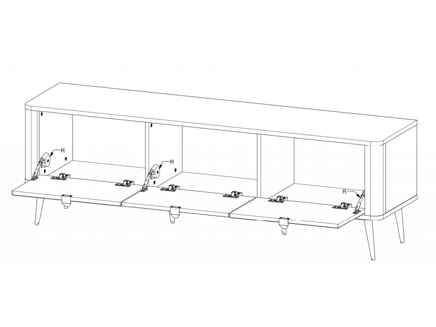 TV Staliukas MARLY 13 1 TV Staliukas MARLY 13 1