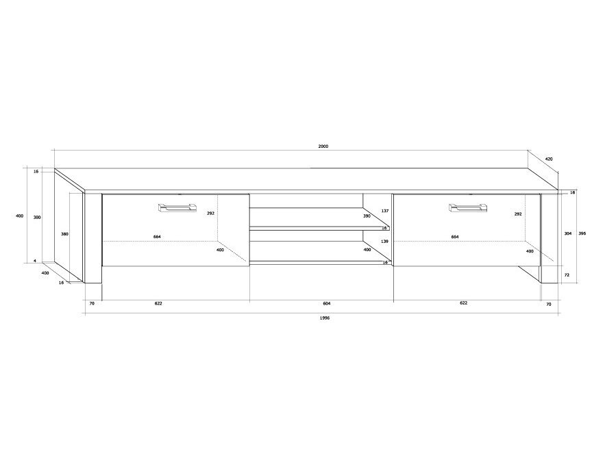 TV staliukas HUG-08 5 TV staliukas HUG-08 5