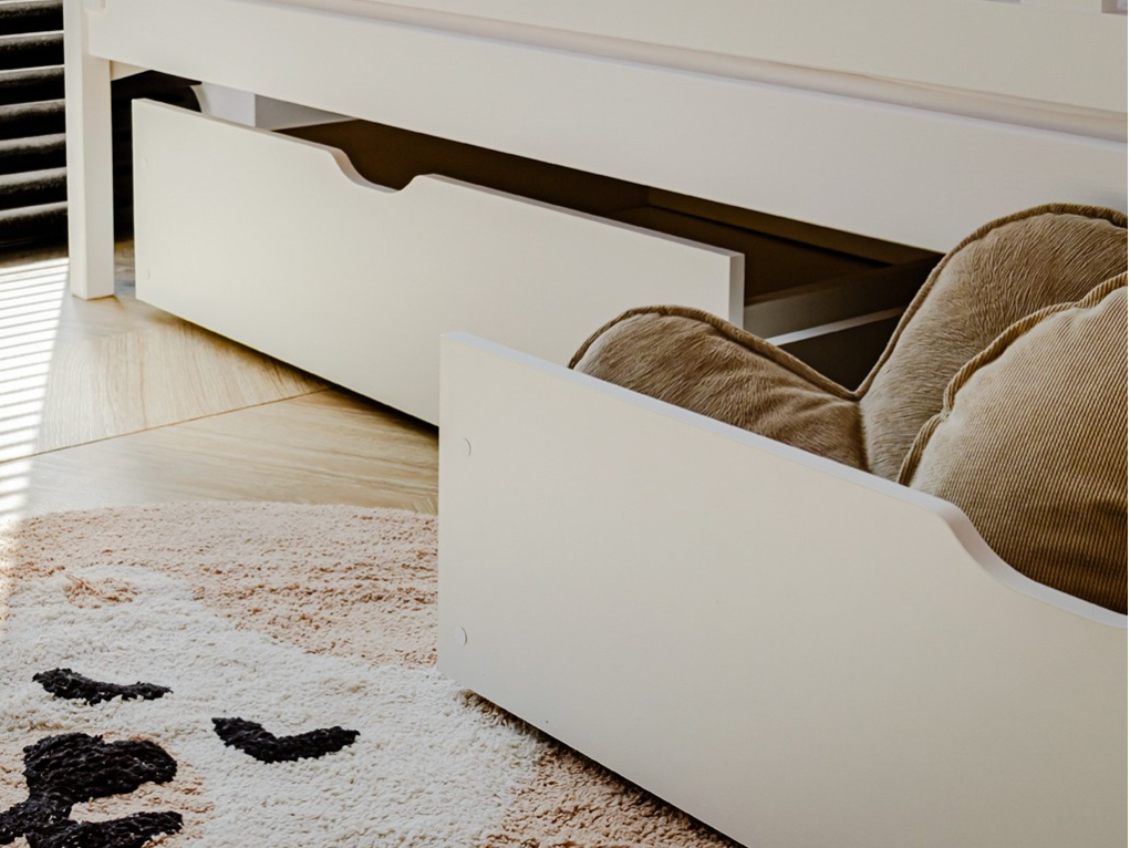 Vaikiška lovytė su stalčiais GUCIO 90x190 9 Vaikiška lovytė su stalčiais GUCIO 90x190 9