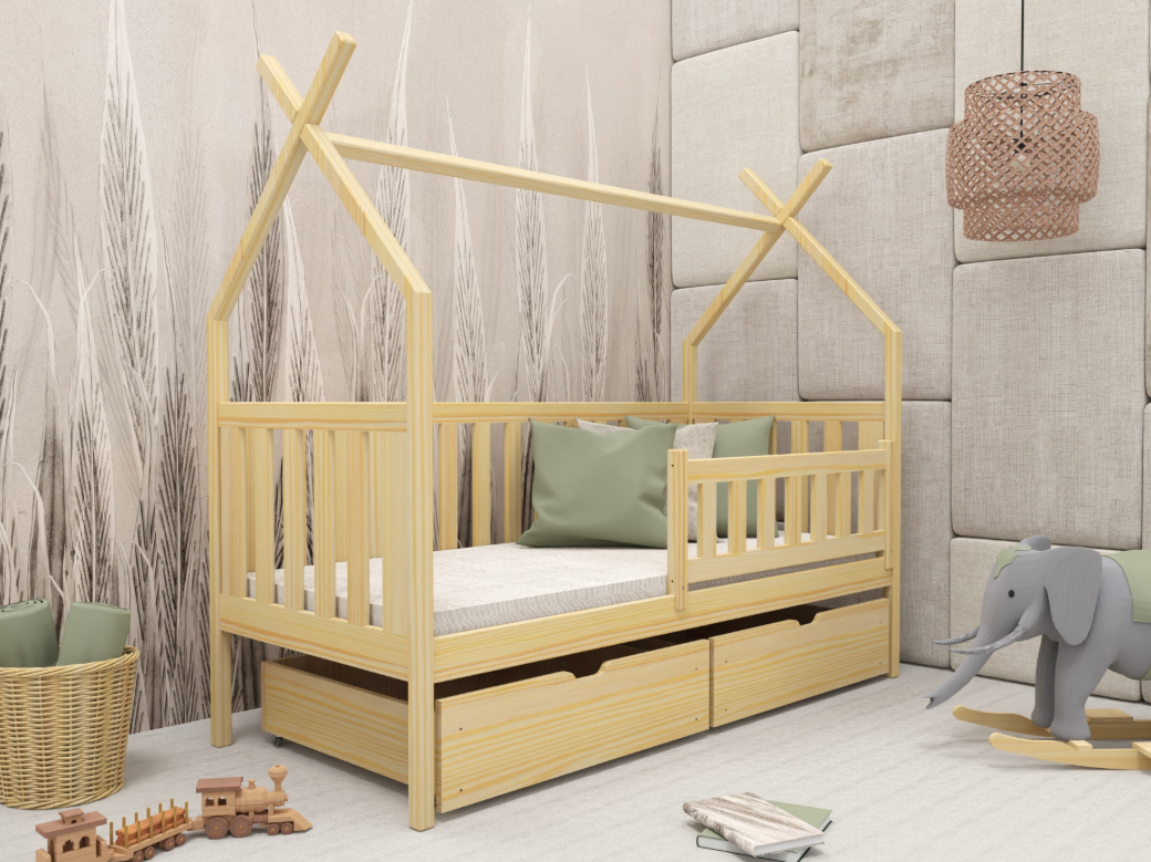 Vaikiška lova su stalčiais SIMBA 80x180 1