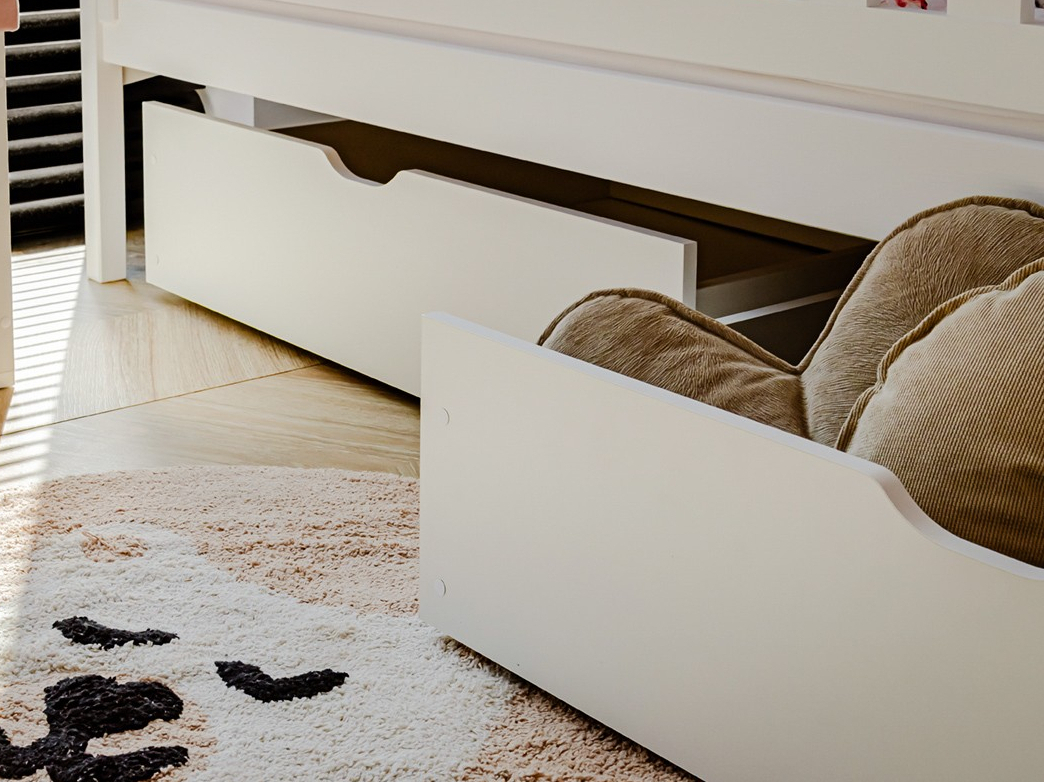 Vaikiška lova su stalčiais GUCIO 80x160 9 Vaikiška lova su stalčiais GUCIO 80x160 9