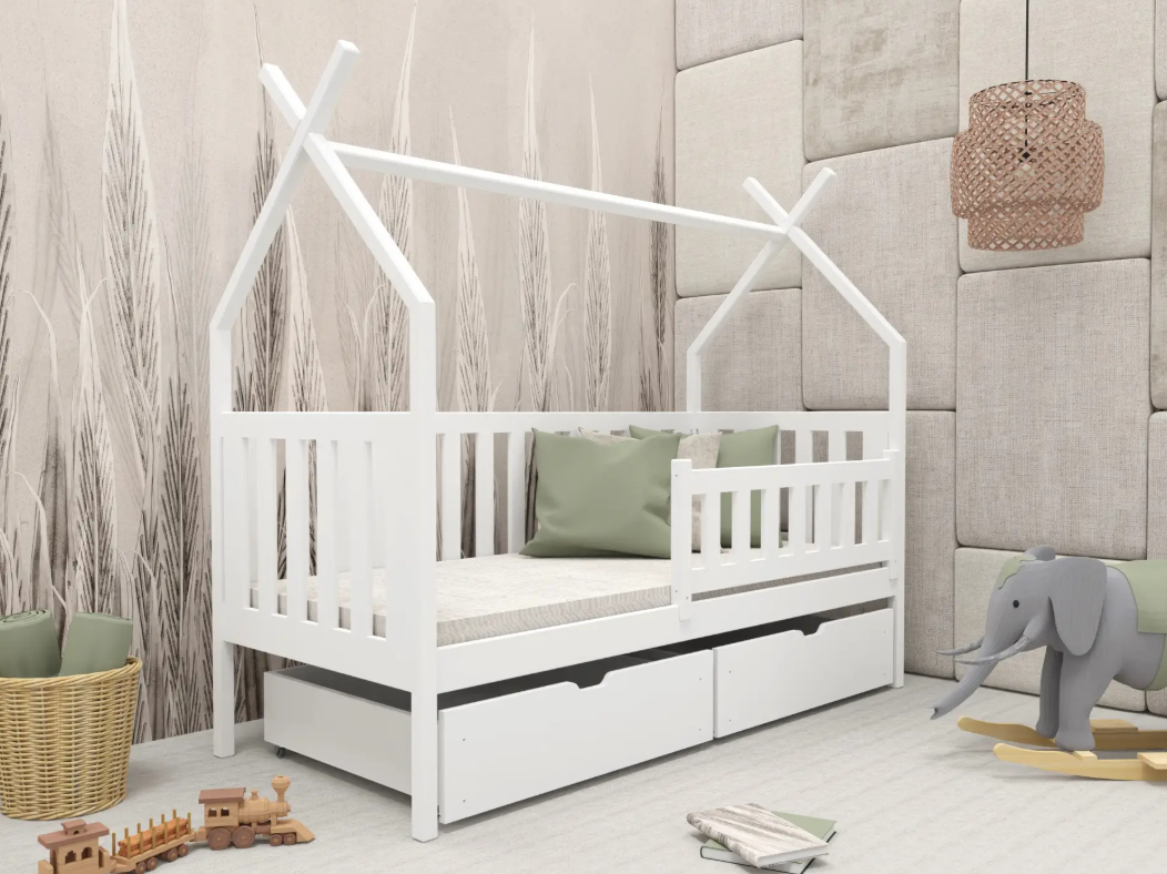 Vaikiška lova su stalčiais SIMBA 80x180 2