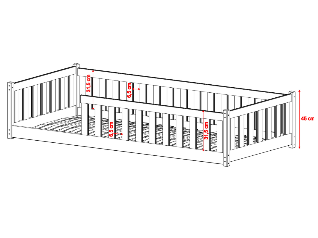 Vaikiška lova OTIS 120x200 2