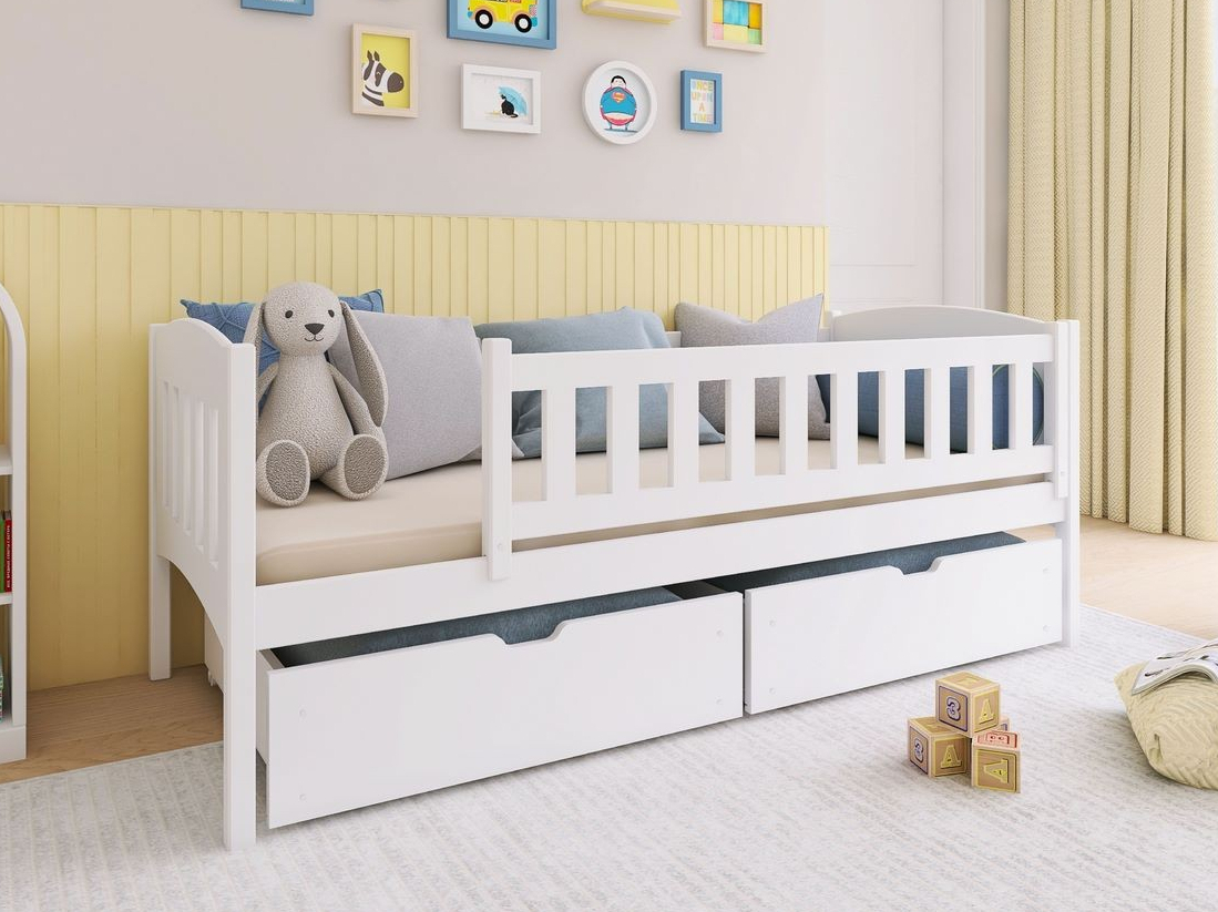 Vaikiška lova su stalčiais GUCIO 80x160 Vaikiška lova su stalčiais GUCIO 80x160