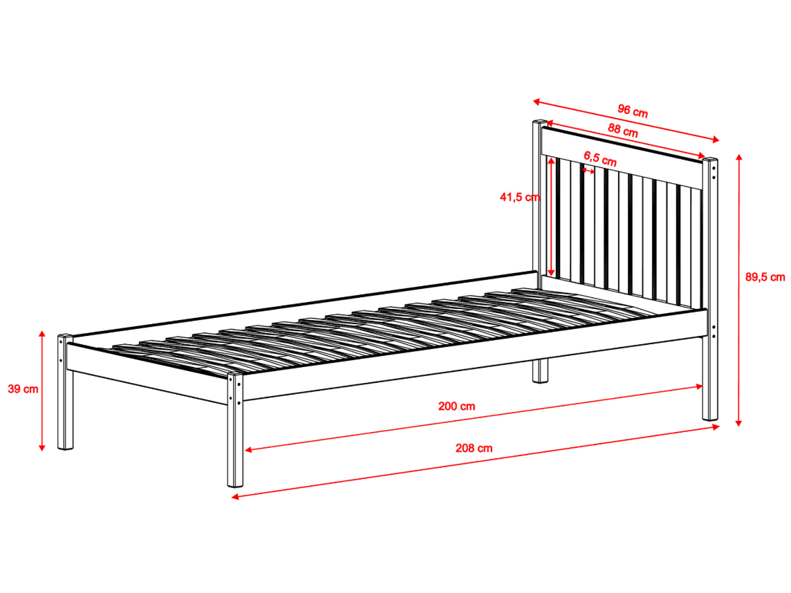 Vaikiška lova MARTIN 90x200 2 Vaikiška lova MARTIN 90x200 2