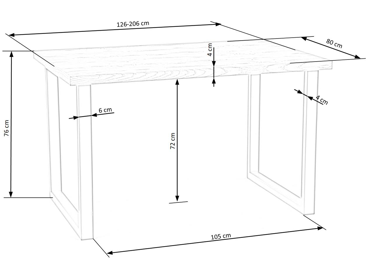 Išskleidžiamas stalas HORUS 16 Išskleidžiamas stalas HORUS 16