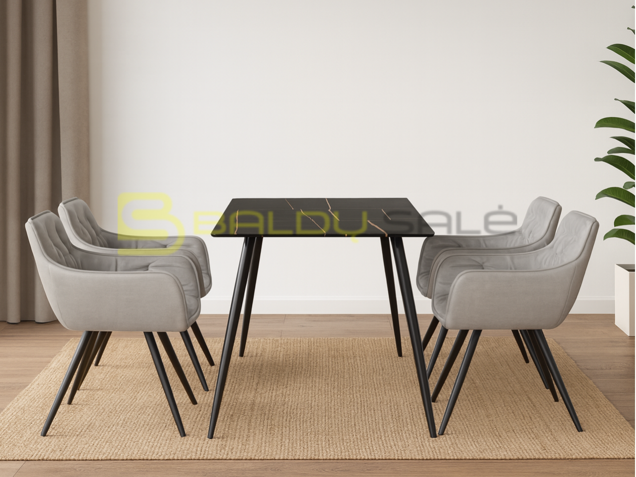 Valgomojo komplektas RIONGO J 130 Valgomojo komplektas RIONGO J 130