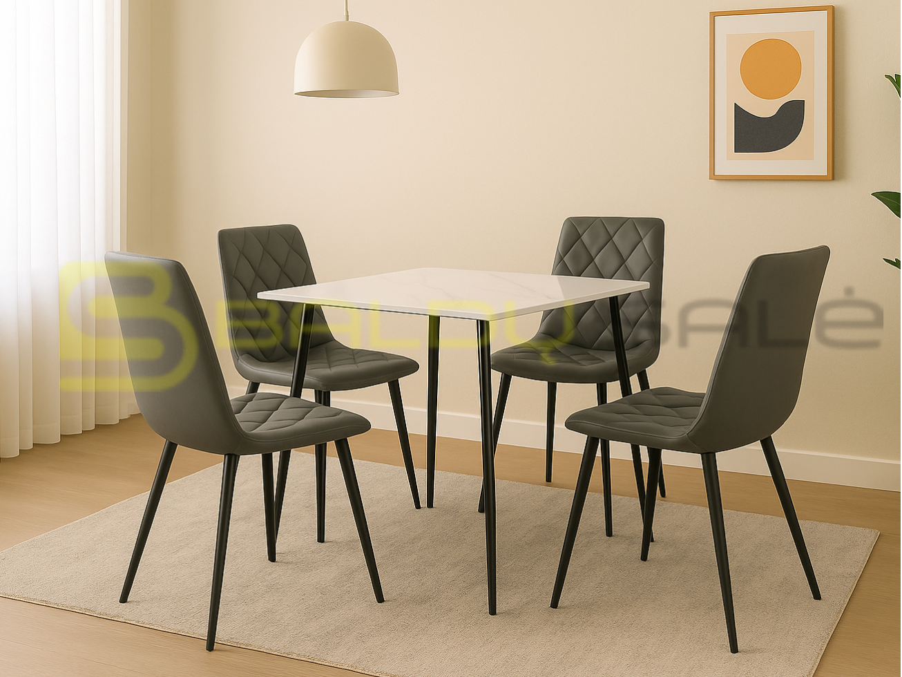 Valgomojo komplektas JERION B 80+4