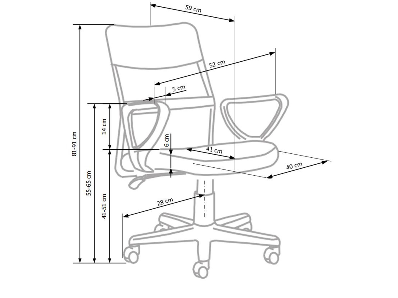 Vaikiška kėdė TIMMY 6