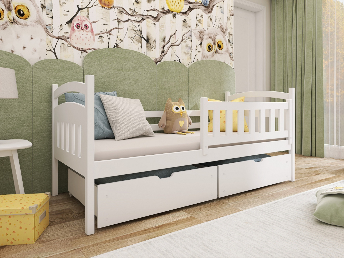 Vaikiška lova su stalčiais TERRY 80x160 Vaikiška lova su stalčiais TERRY 80x160