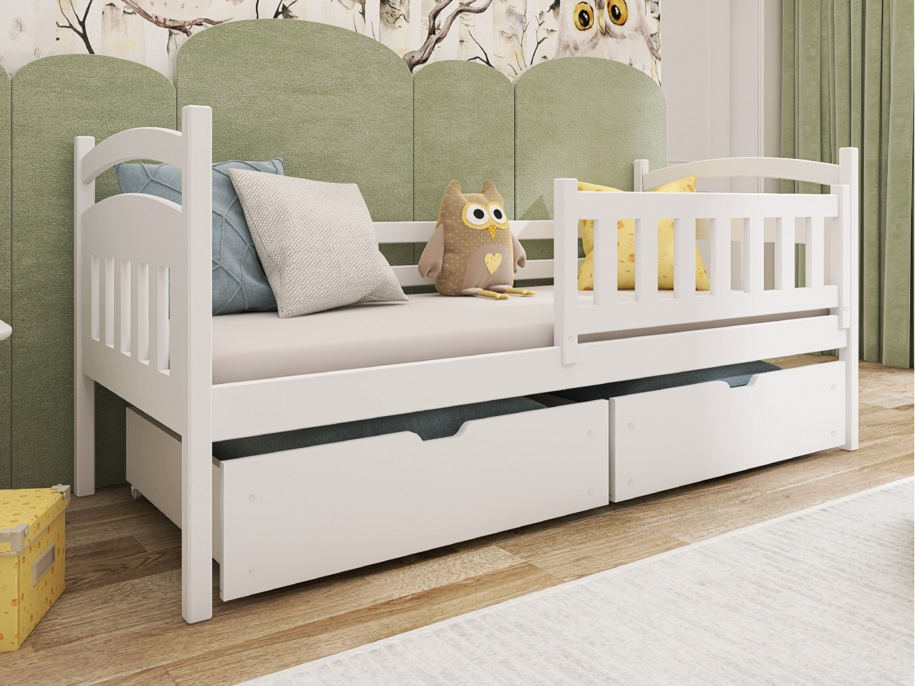 Vaikiška lova su stalčiais TERRY 80x180