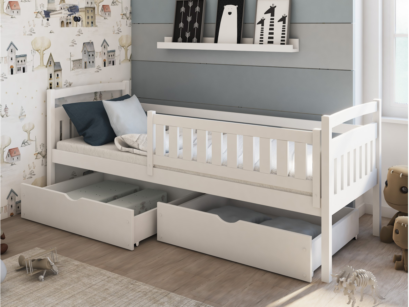 Vaikiška lova su stalčiais TERRY 80x180 1