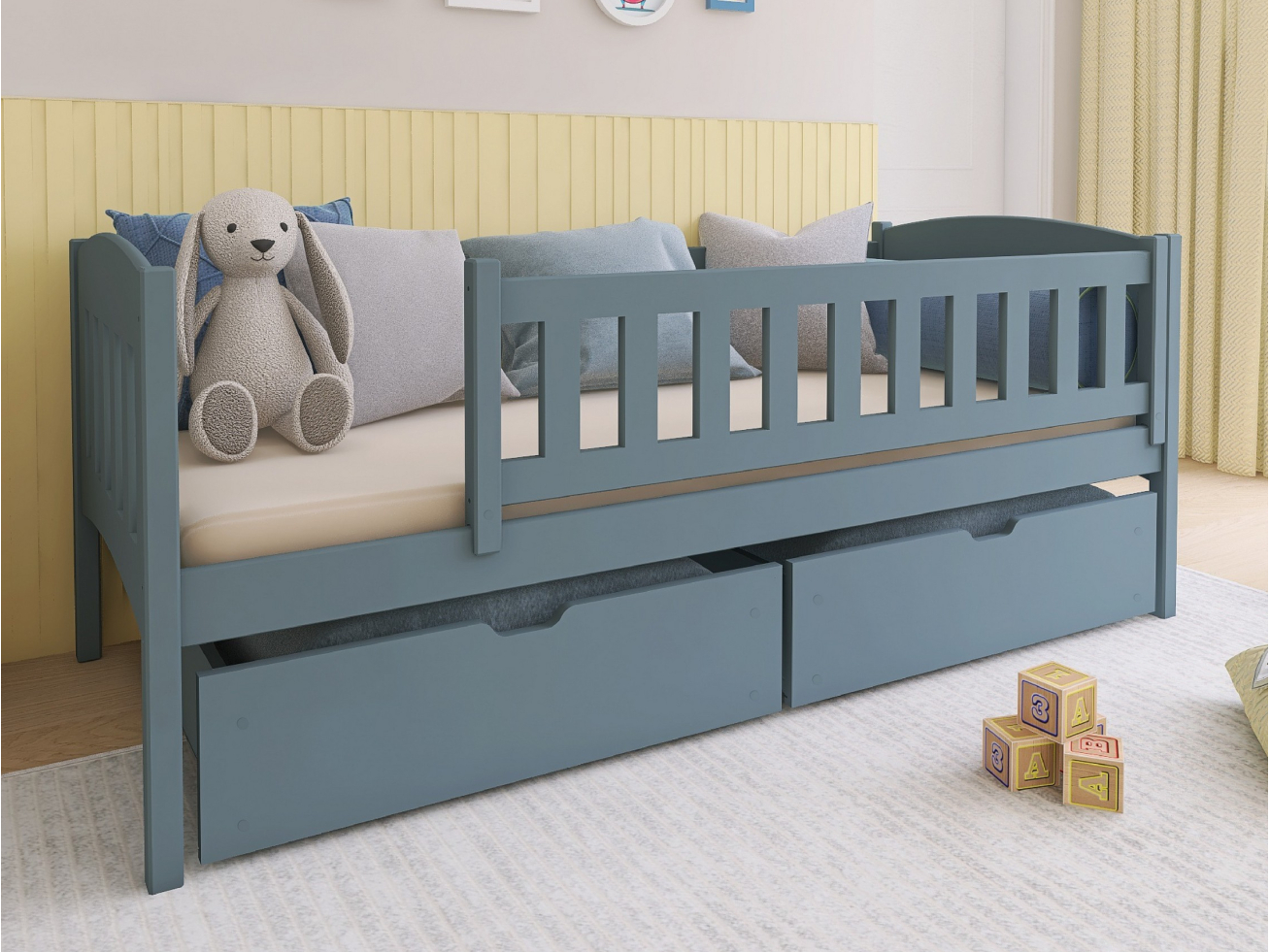 Vaikiška lovytė su stalčiais GUCIO 90x190 2