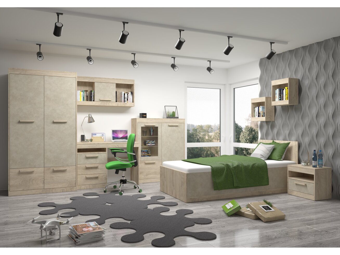 Vaikų kambario komplektas MAXIMUS 9