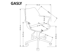 Vaikiška kėdė GASLY