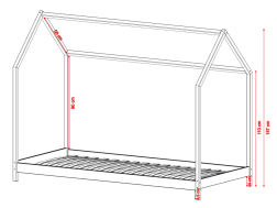Vaikiška lova LUCKY 100x200