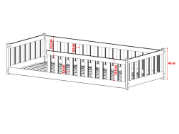 Vaikiška lova MATI 140x200