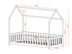 Vaikiška lova NOAH 90x200