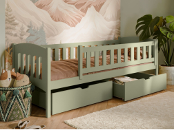 Vaikiška lova su stalčiais GUCIO 80x160