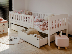 Vaikiška lova su stalčiais GUCIO 80x160