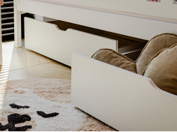 Vaikiška lova su stalčiais GUCIO 80x160