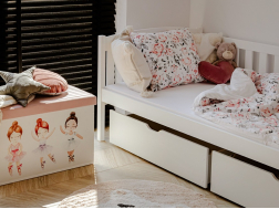 Vaikiška lova su stalčiais GUCIO 80x180