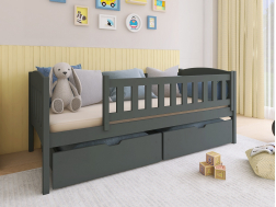 Vaikiška lova su stalčiais GUCIO 80x180