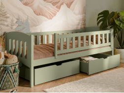 Vaikiška lova su stalčiais GUCIO 80x180