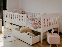 Vaikiška lova su stalčiais GUCIO 80x180