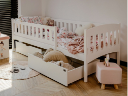 Vaikiška lova su stalčiais GUCIO 80x200