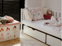 Vaikiška lova su stalčiais GUCIO 90x200