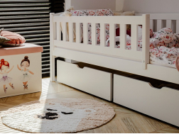 Vaikiška lova su stalčiais GUCIO 90x200