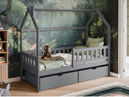 Vaikiška lova su stalčiais NATAN 80x160