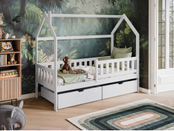 Vaikiška lova su stalčiais NATAN 80x160