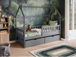 Vaikiška lova su stalčiais NATAN 80x180