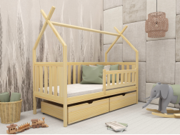 Vaikiška lova su stalčiais SIMBA 80x160