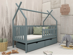 Vaikiška lova su stalčiais SIMBA 80x180