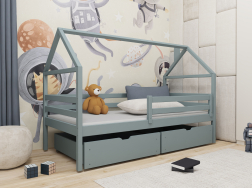 Vaikiška lova su stalčiais ARON 80x160