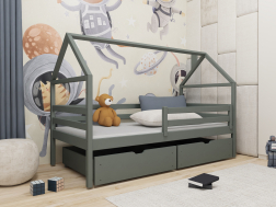 Vaikiška lova su stalčiais ARON 80x160