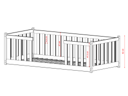 Vaikiška lova FERO 80x200