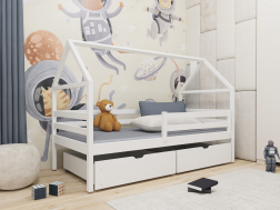 Vaikiška lova su stalčiais ARON 90x190