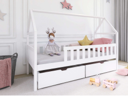 Vaikiška lova su stalčiais DOMI 80x180