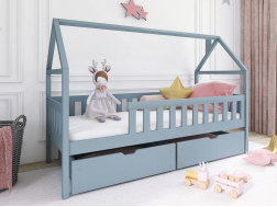 Vaikiška lova su stalčiais DOMI 80x200