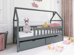 Vaikiška lova su stalčiais DOMI 90x190