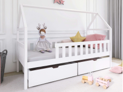 Vaikiška lova su stalčiais DOMI 90x190