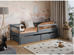 Vaikiška lova su stalčiais EDI 90x190